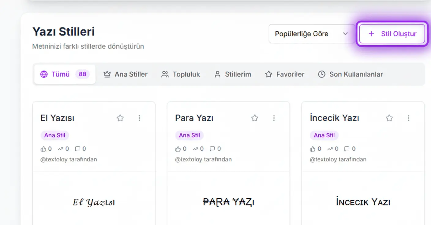 Şekilli nick yazı stil oluştur butonu Şekilli nick yazı stil oluştur butonu